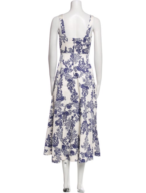 Rebecca Taylor Floral Print Long Dress