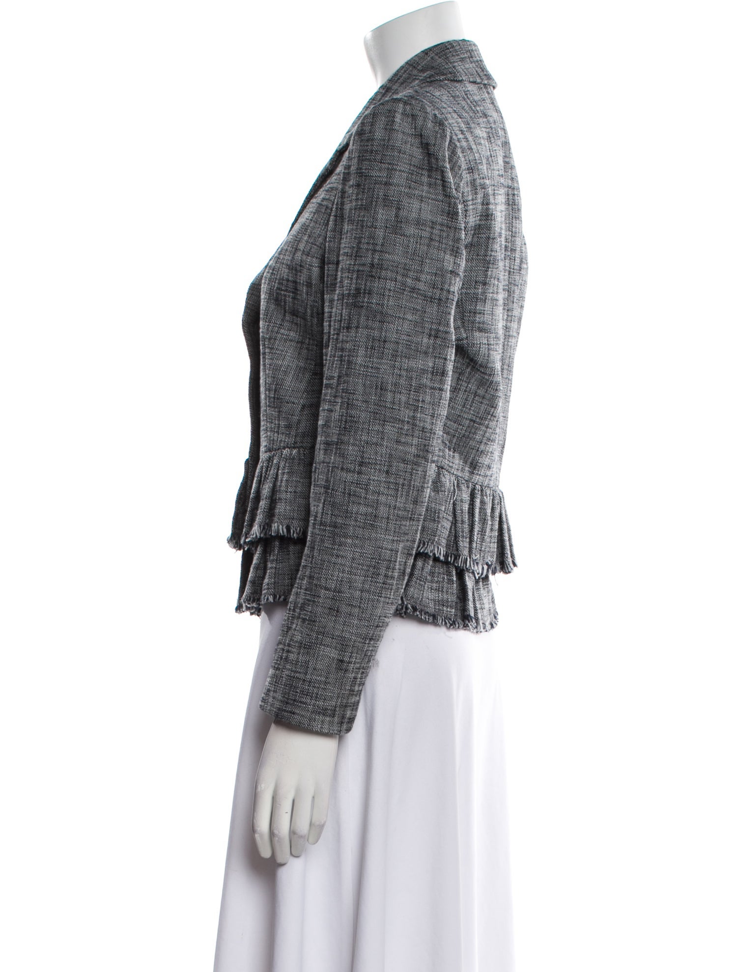 Rebecca Taylor Tweed Pattern Blazer