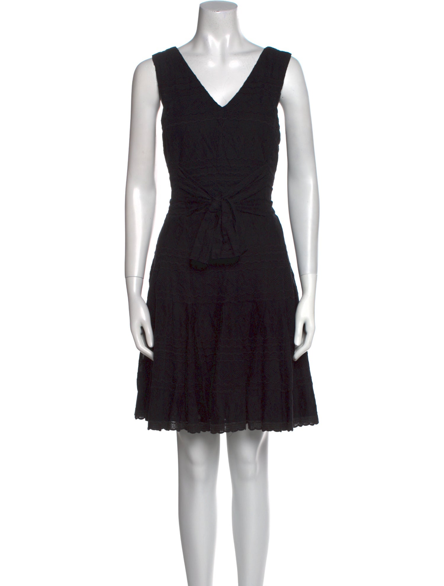 Rebecca Taylor V-Neck Mini Dress