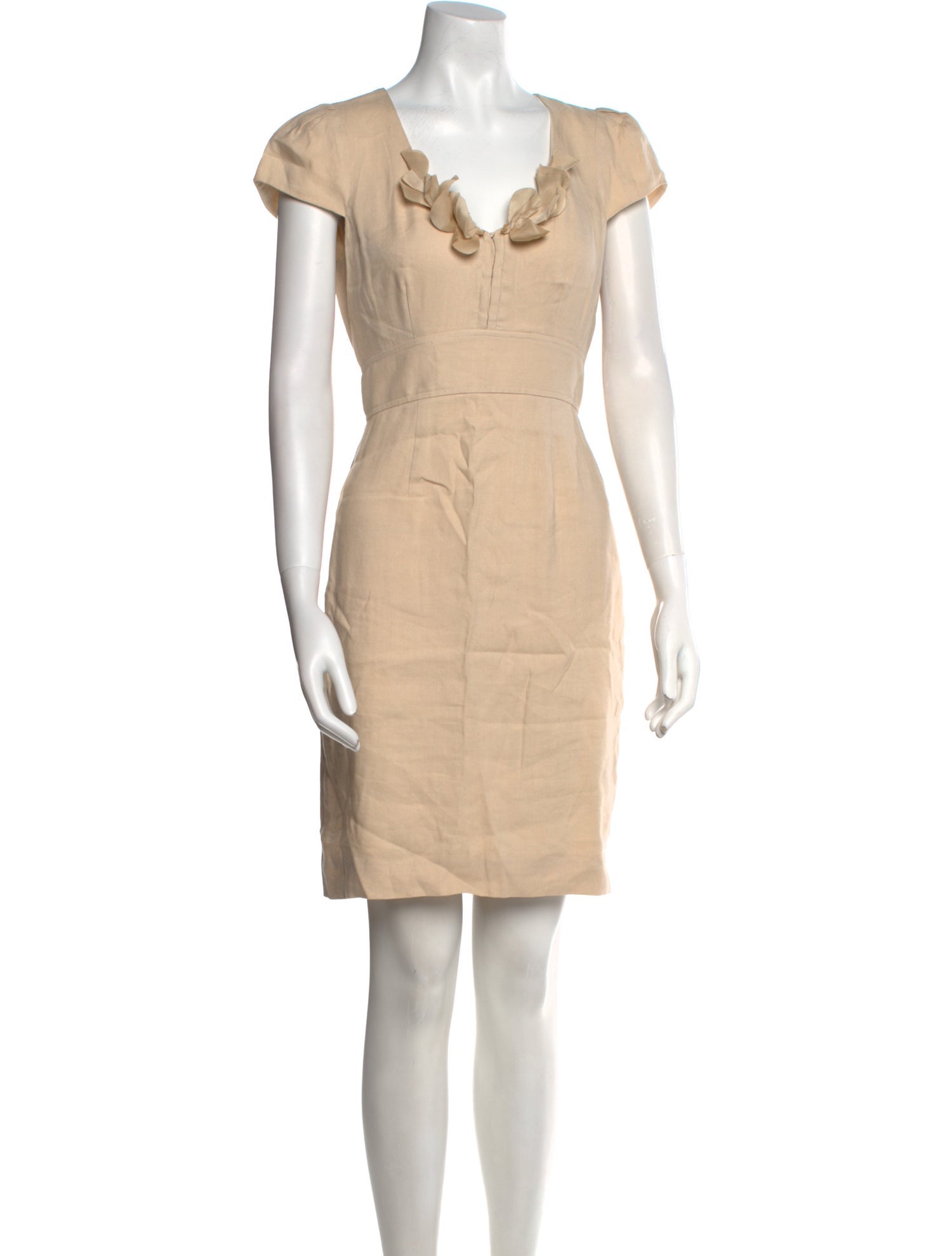 Rebecca Taylor V-Neck Knee-Length Dress