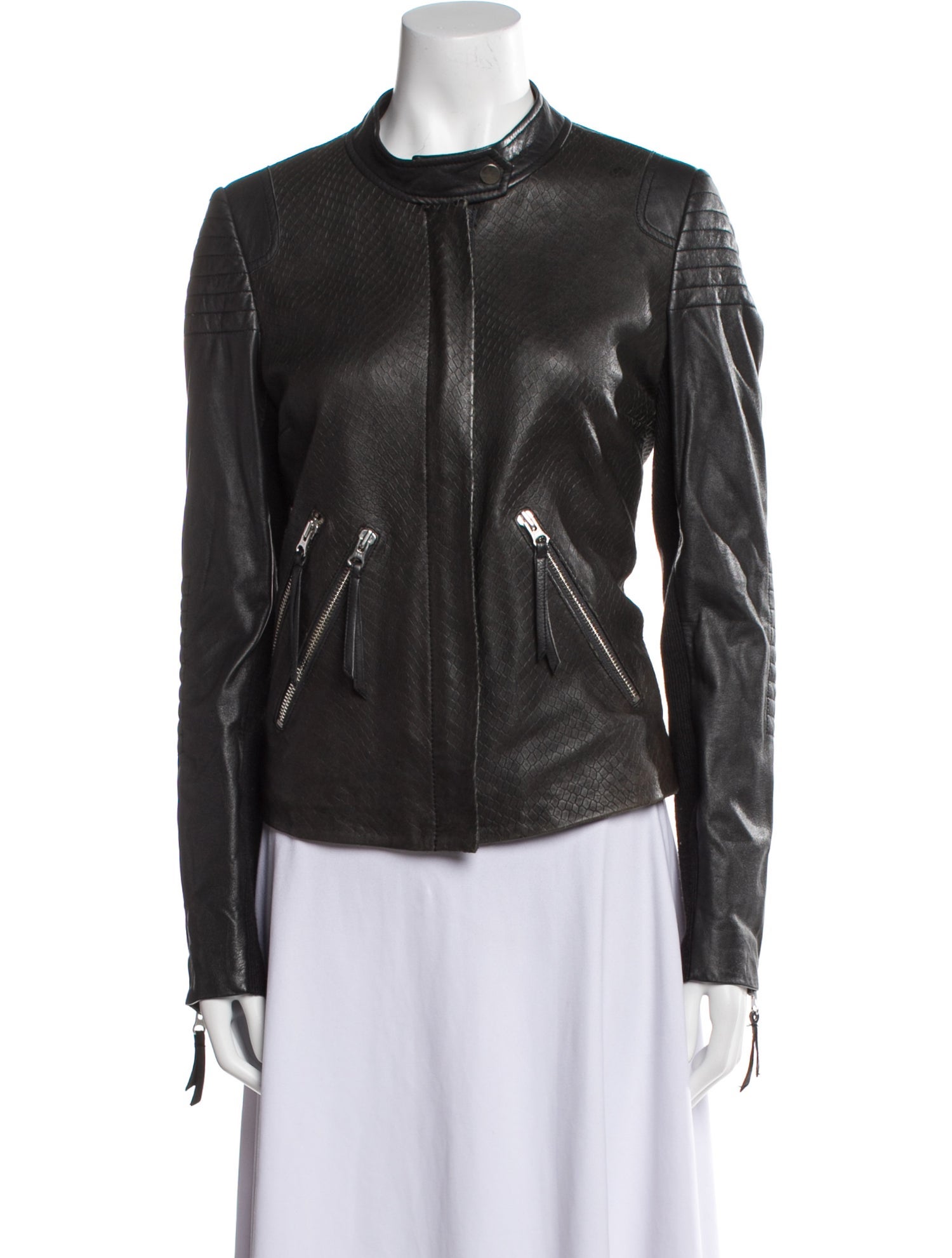 Rebecca Taylor Leather Biker Jacket