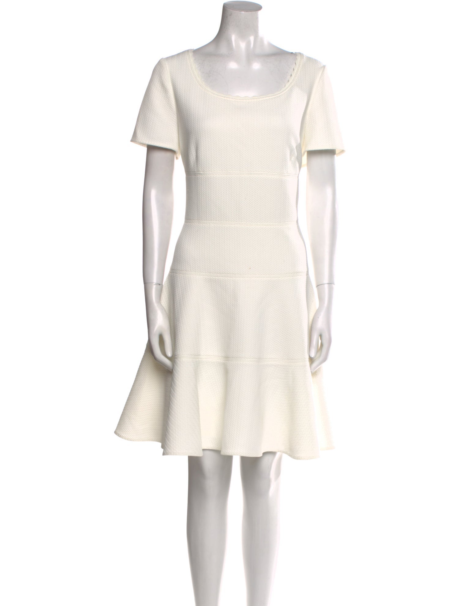 Rebecca Taylor Scoop Neck Mini Dress