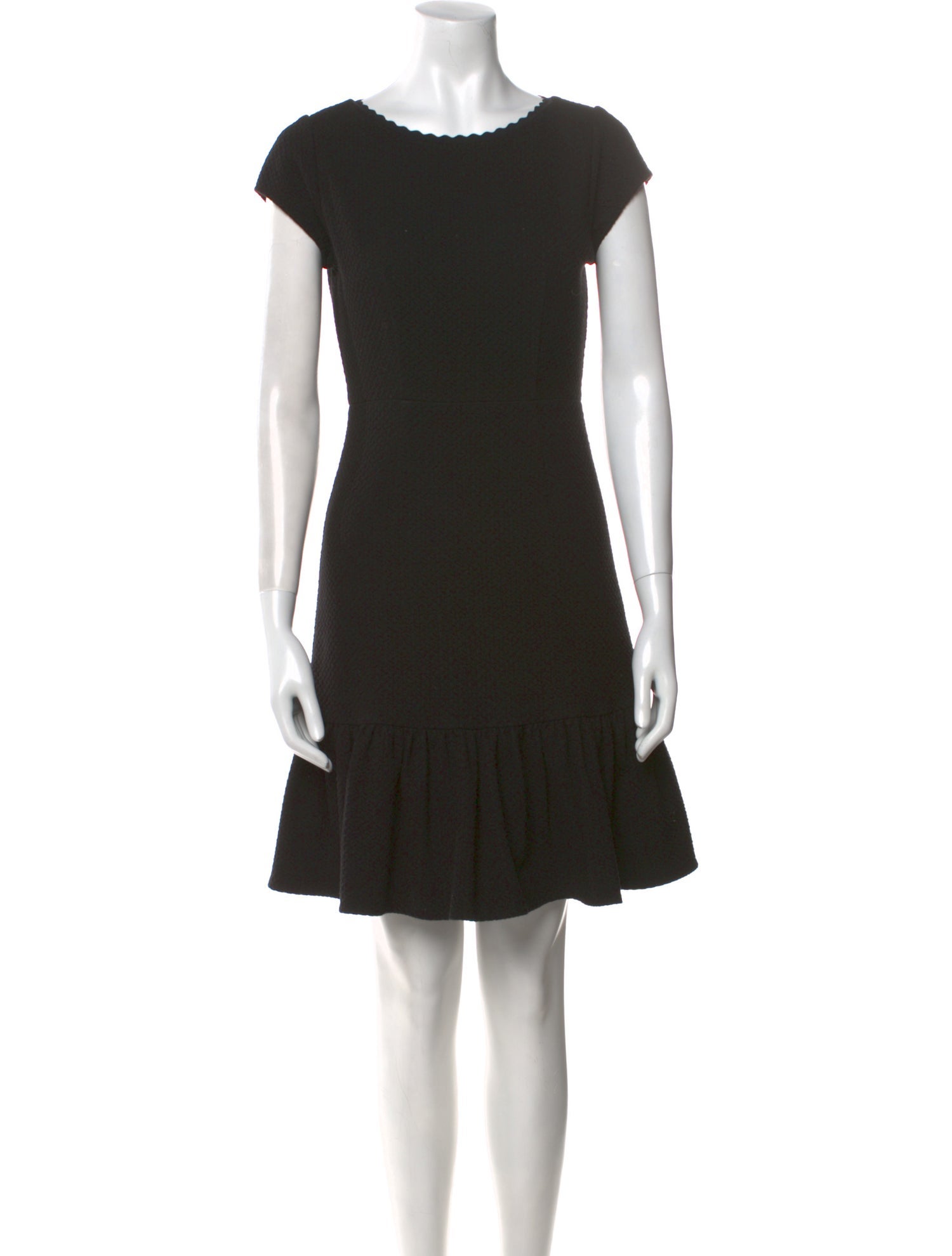 Rebecca Taylor Bateau Neckline Mini Dress