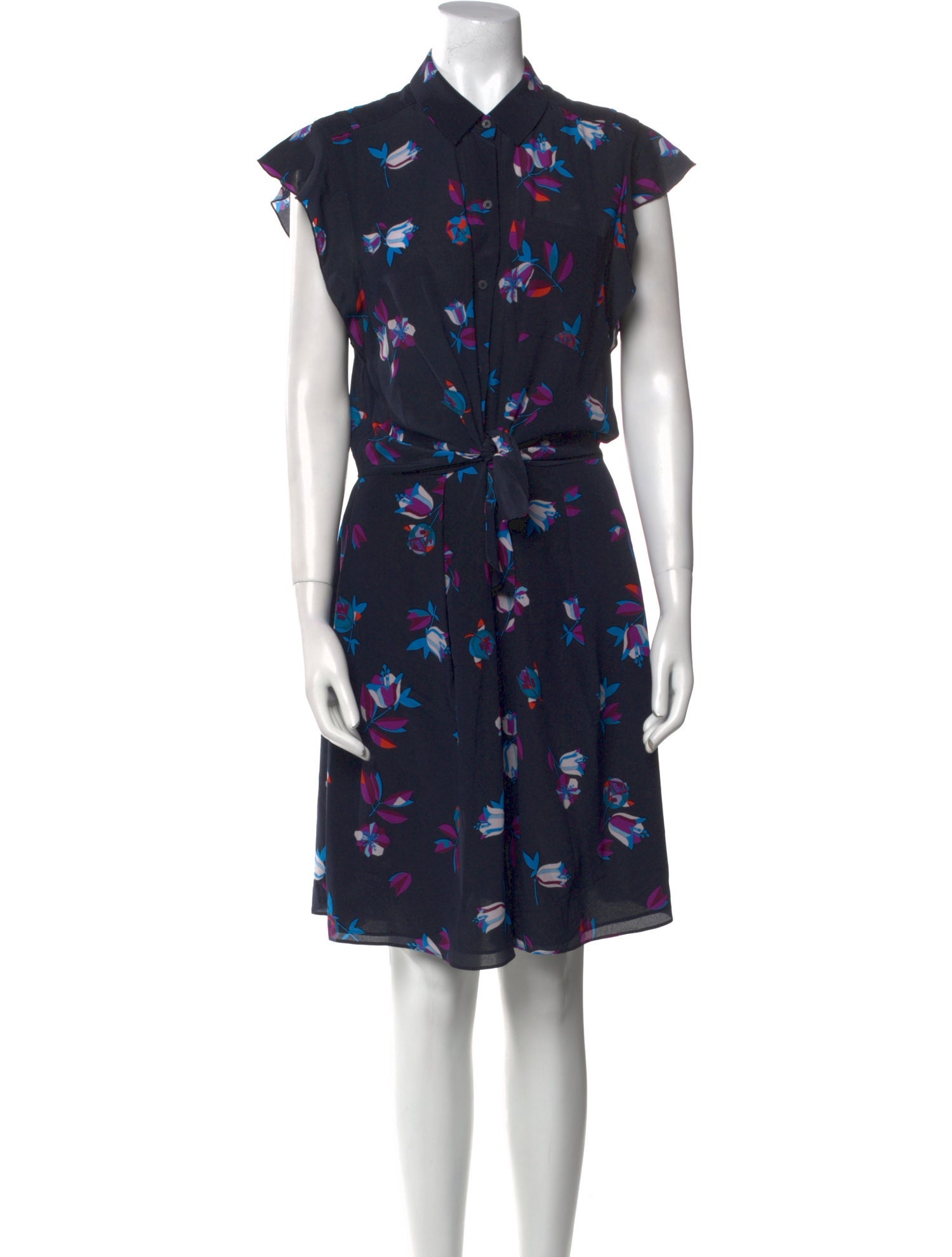 Rebecca Taylor Silk Knee-Length Dress
