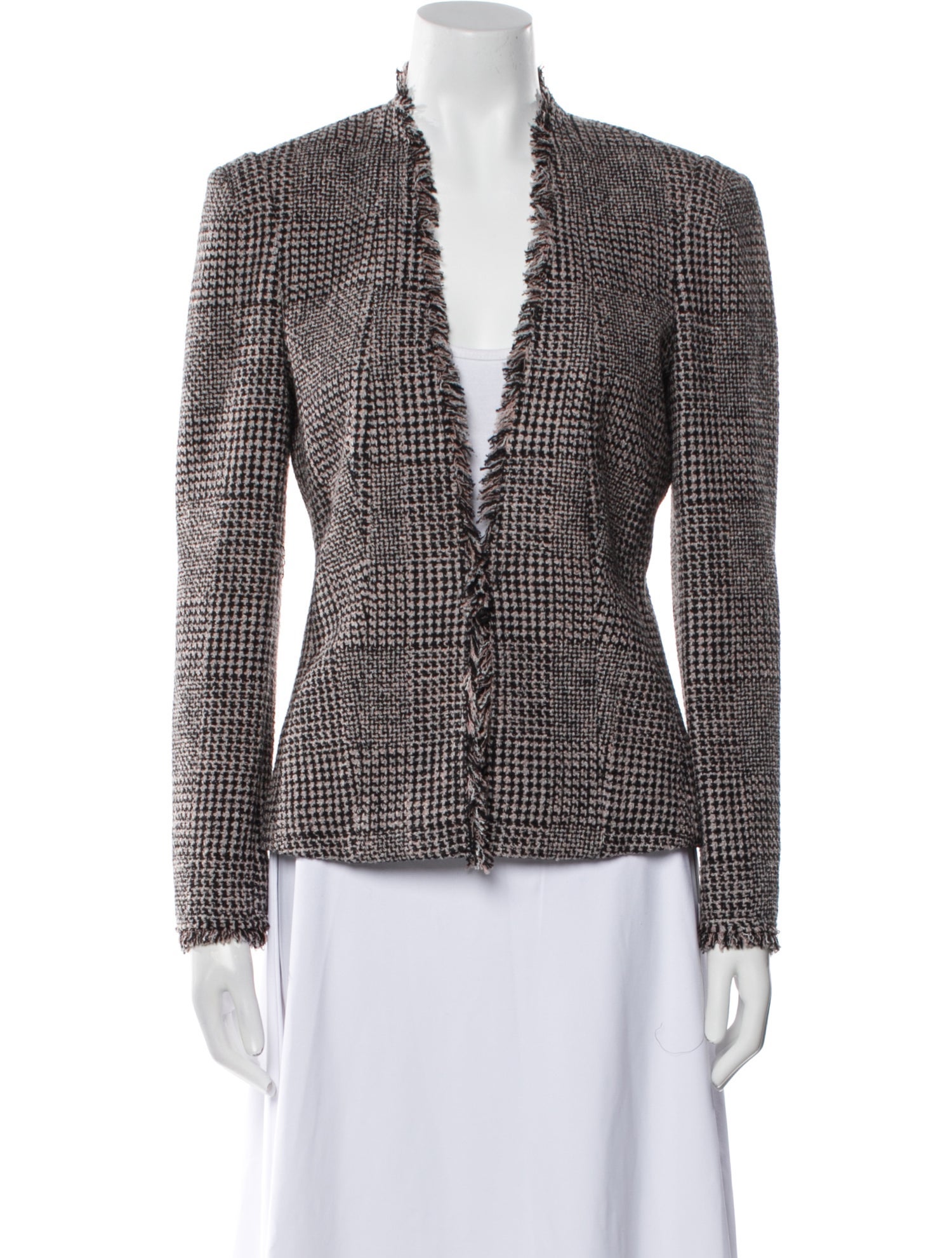 Rebecca Taylor Houndstooth Print Blazer
