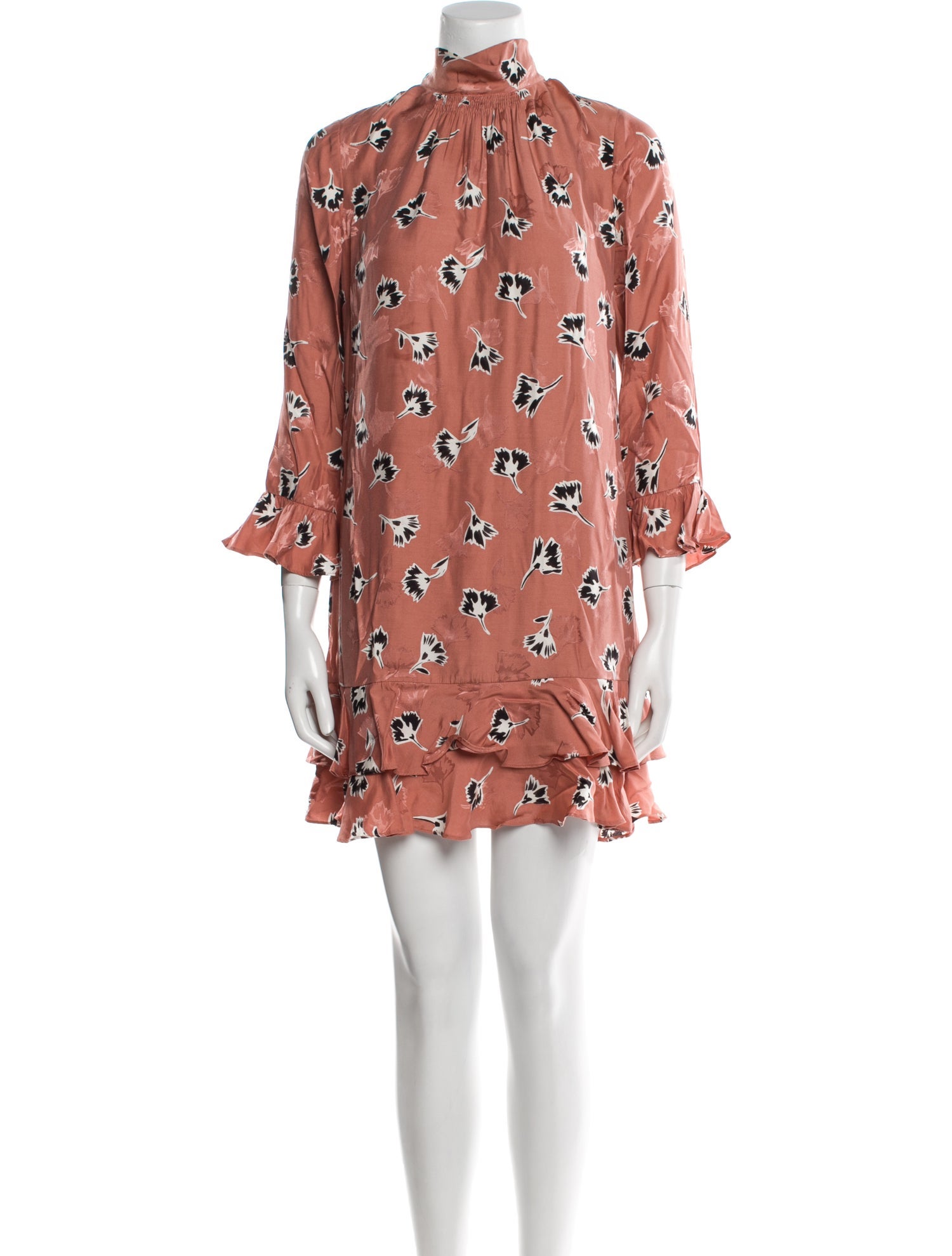 Rebecca Taylor Floral Print Mini Dress