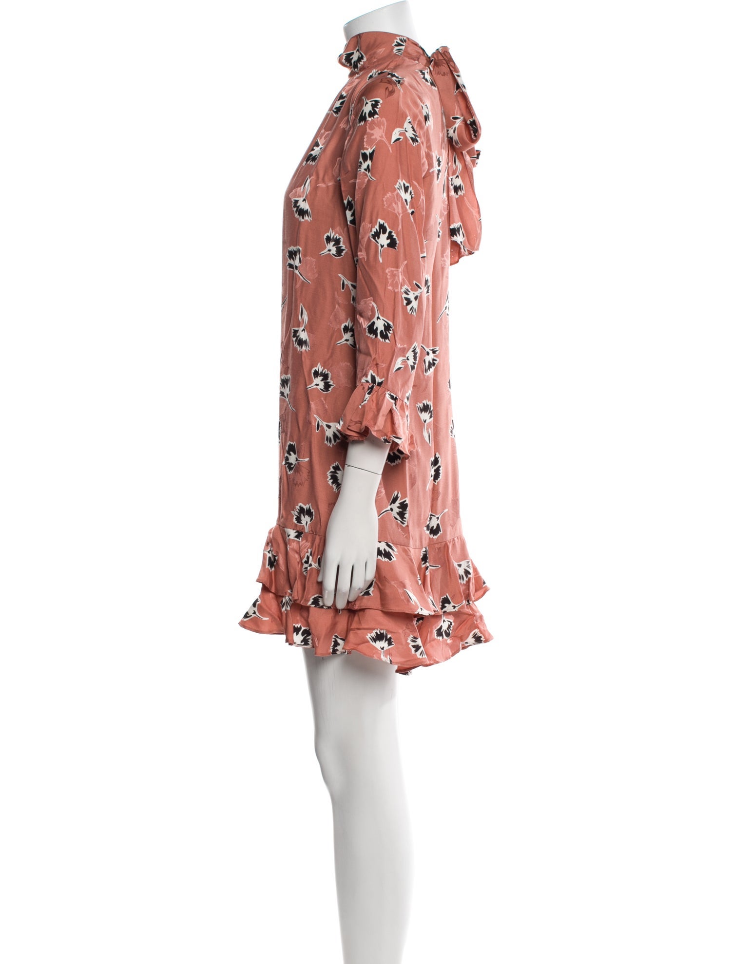 Rebecca Taylor Floral Print Mini Dress