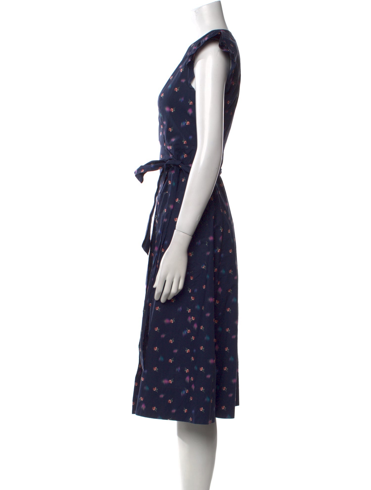 Rebecca Taylor Floral Print Knee-Length Dress