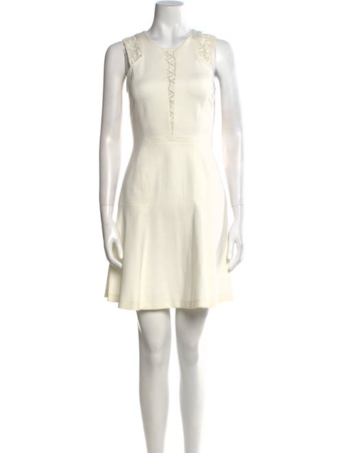 Rebecca Taylor Scoop Neck Mini Dress