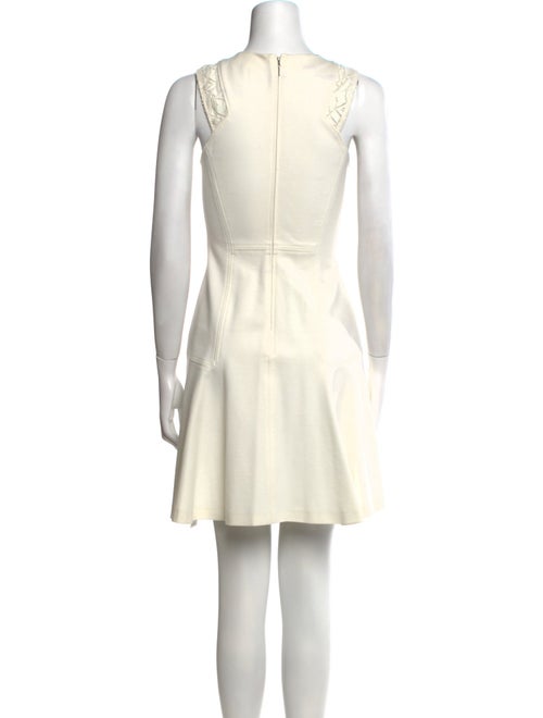 Rebecca Taylor Scoop Neck Mini Dress