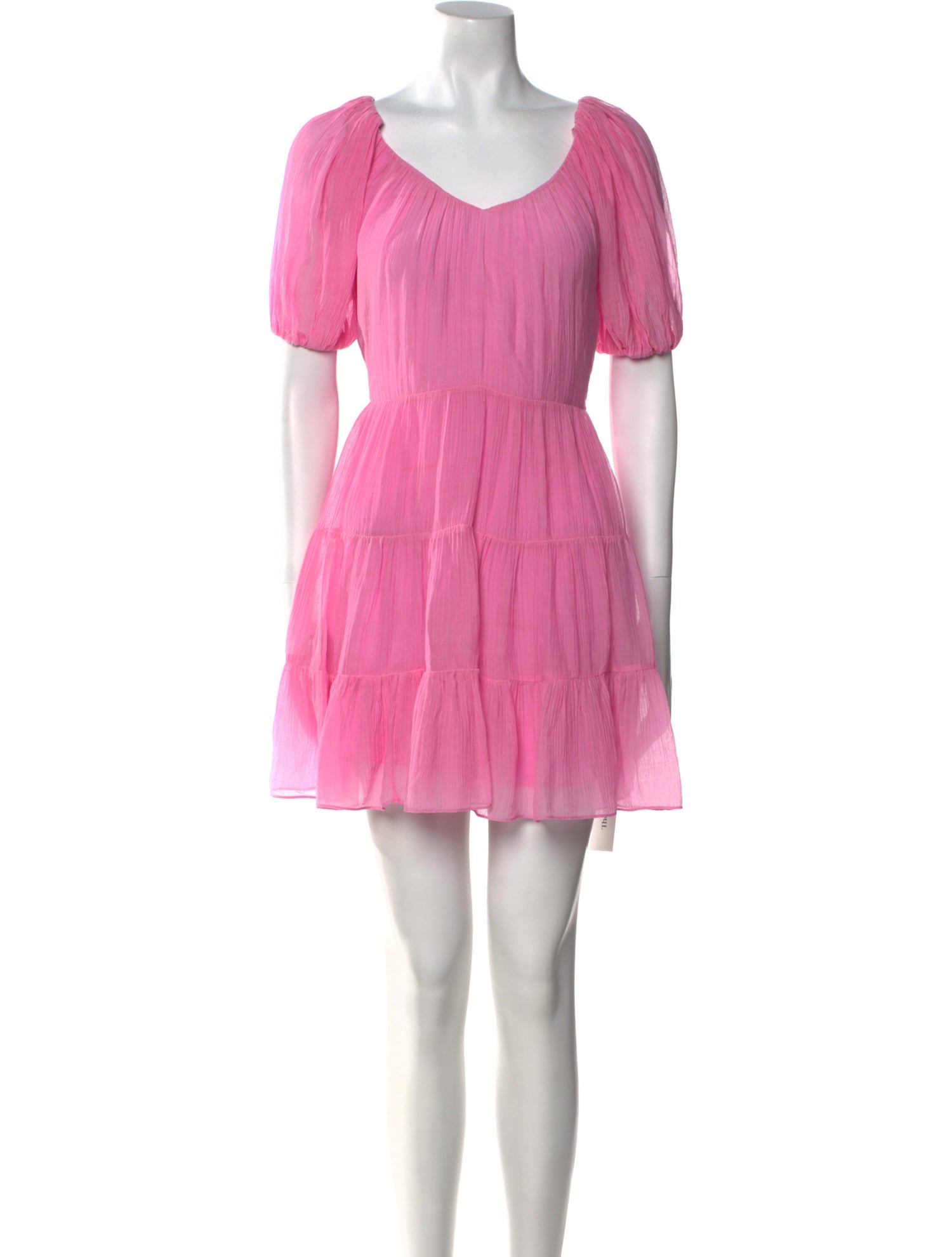 Rebecca Taylor Scoop Neck Mini Dress