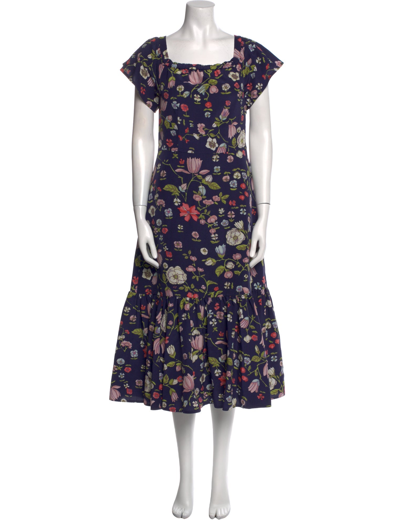 Rebecca Taylor Silk Midi Length Dress