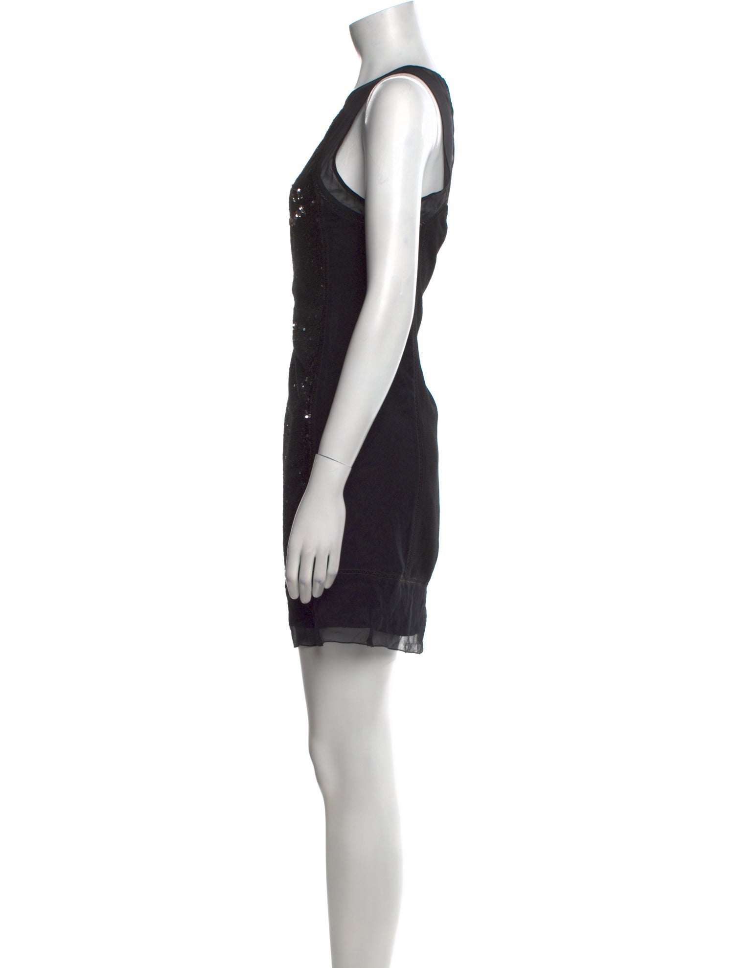 Rebecca Taylor Crew Neck Mini Dress