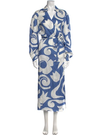 Rebecca Taylor Printed Long Dress