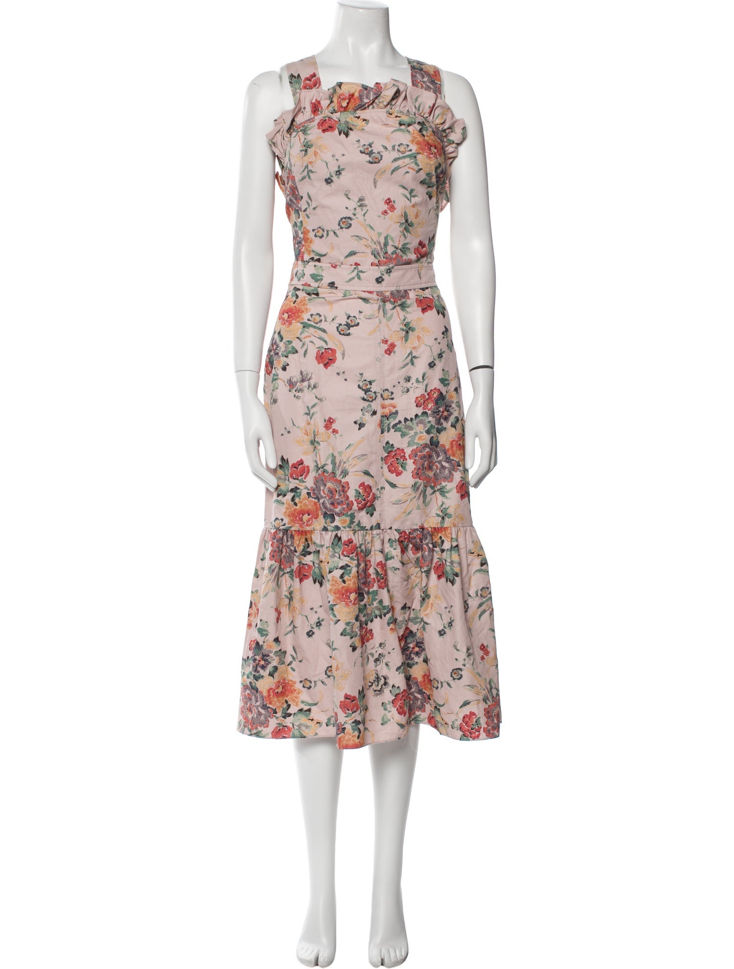 Rebecca Taylor Printed Ruffle Embellishment Skirt Set w/ Tags