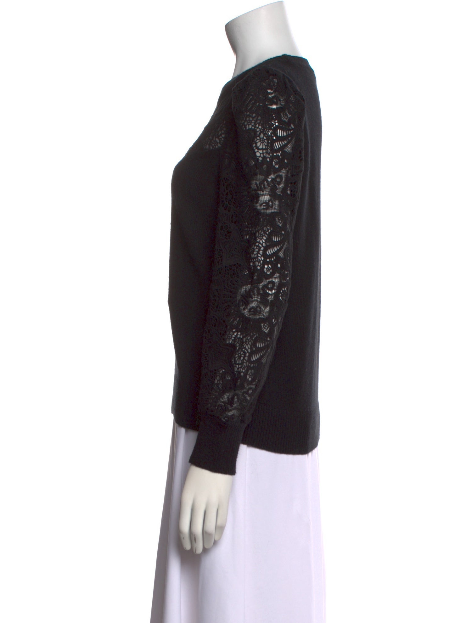 Rebecca Taylor Merino Wool Scoop Neck Sweater