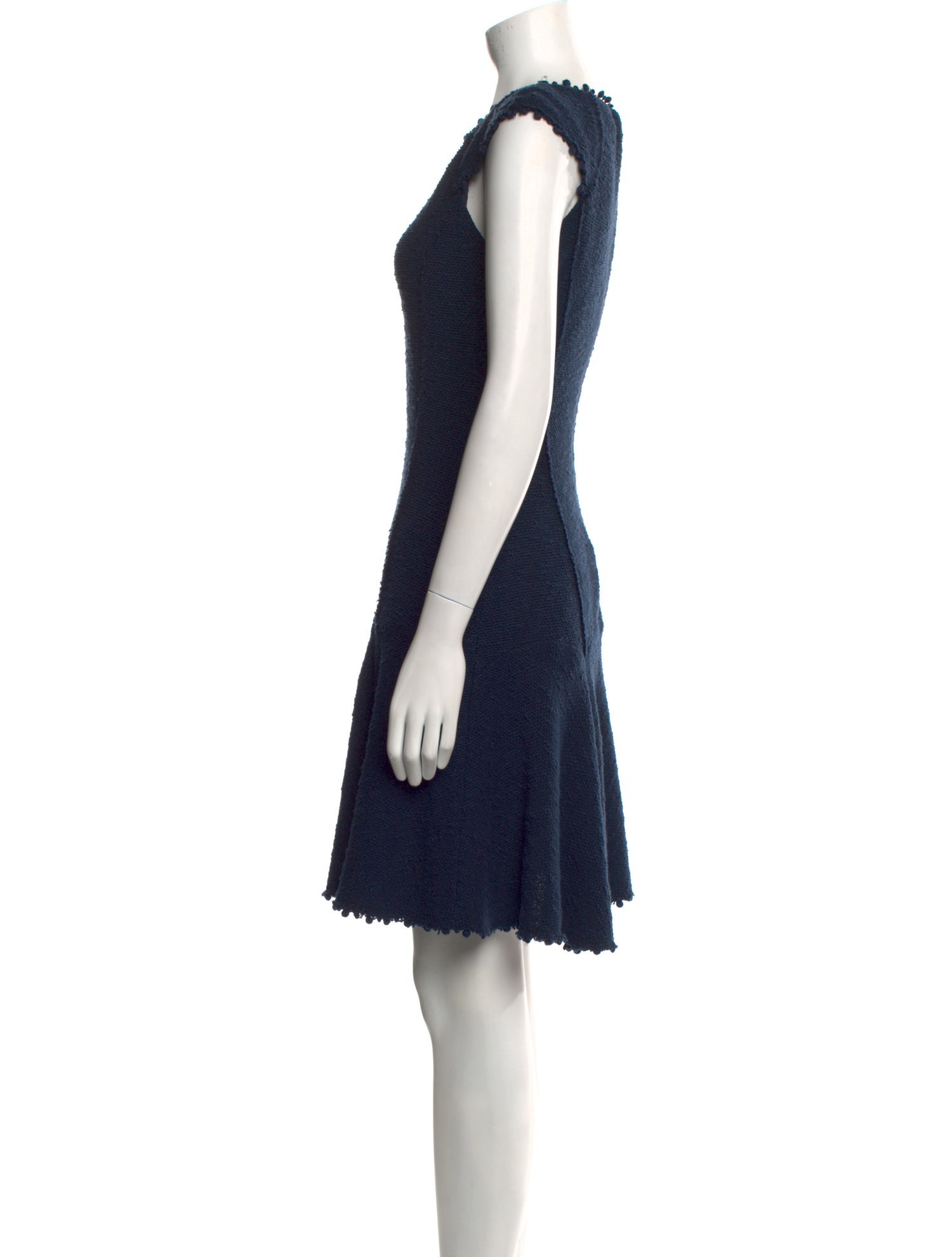 Rebecca Taylor Bateau Neckline Mini Dress