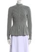 Rebecca Taylor Merino Wool Mock Neck Top