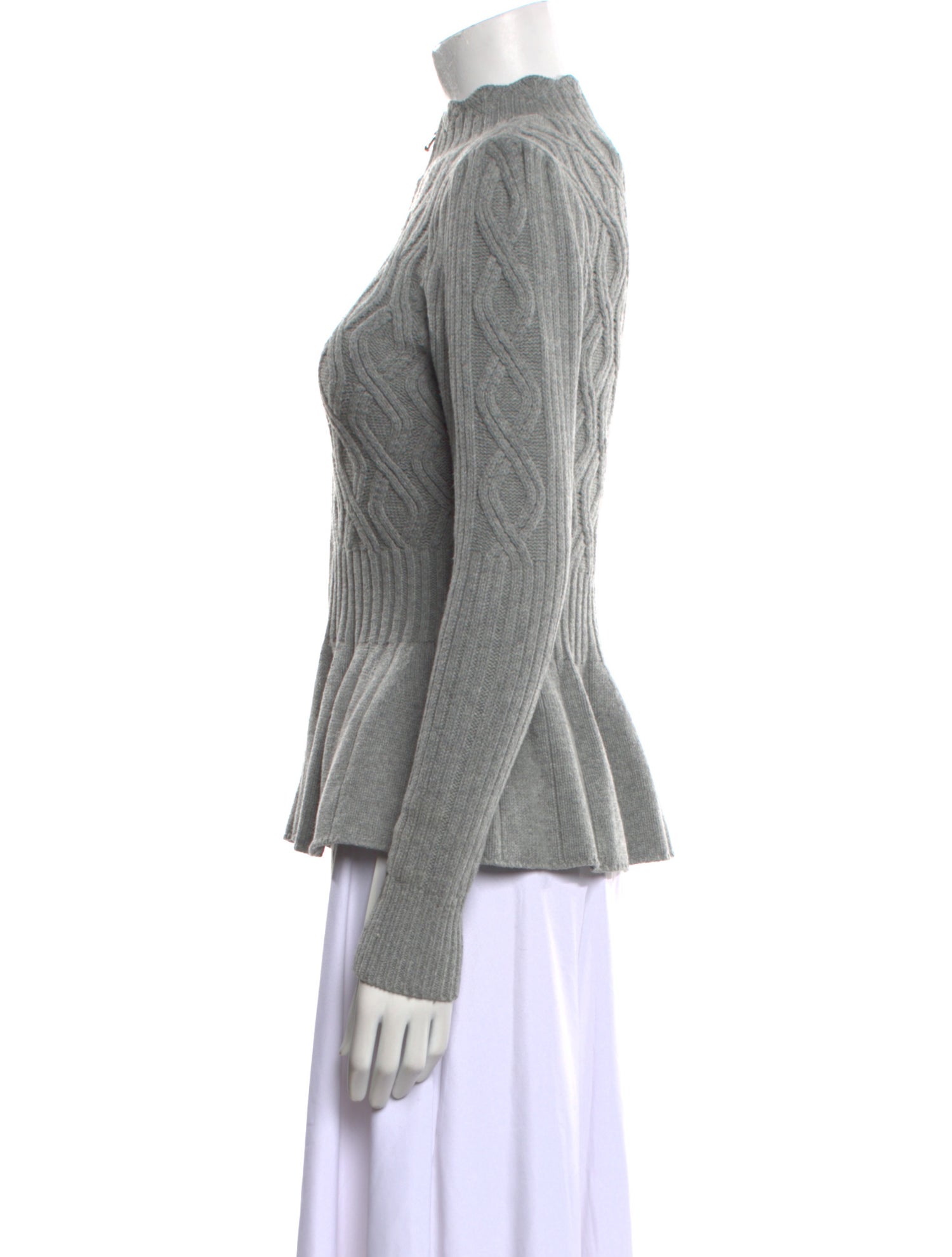 Rebecca Taylor Merino Wool Mock Neck Top