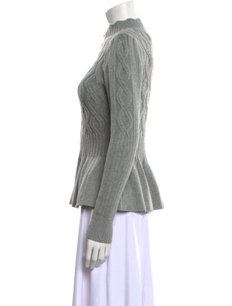 Rebecca Taylor Merino Wool Mock Neck Top