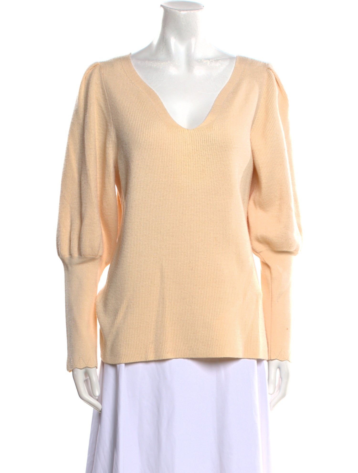 Rebecca Taylor Merino Wool V-Neck Sweater