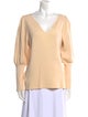 Rebecca Taylor Merino Wool V-Neck Sweater