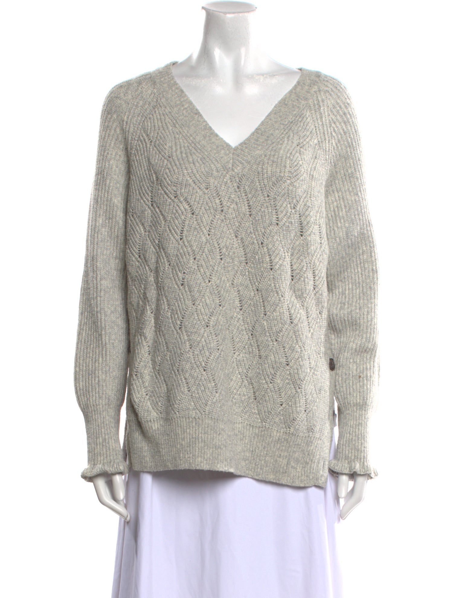 Rebecca Taylor Nylon V-Neck Sweater