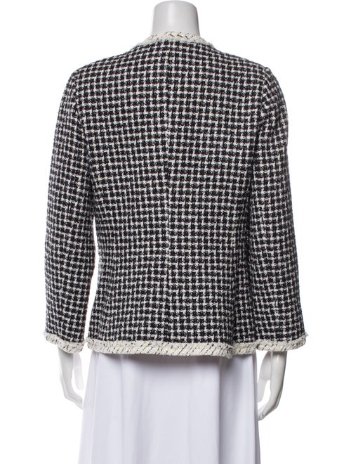 Rebecca Taylor Tweed Houndstooth Print Jacket