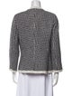 Rebecca Taylor Tweed Houndstooth Print Jacket