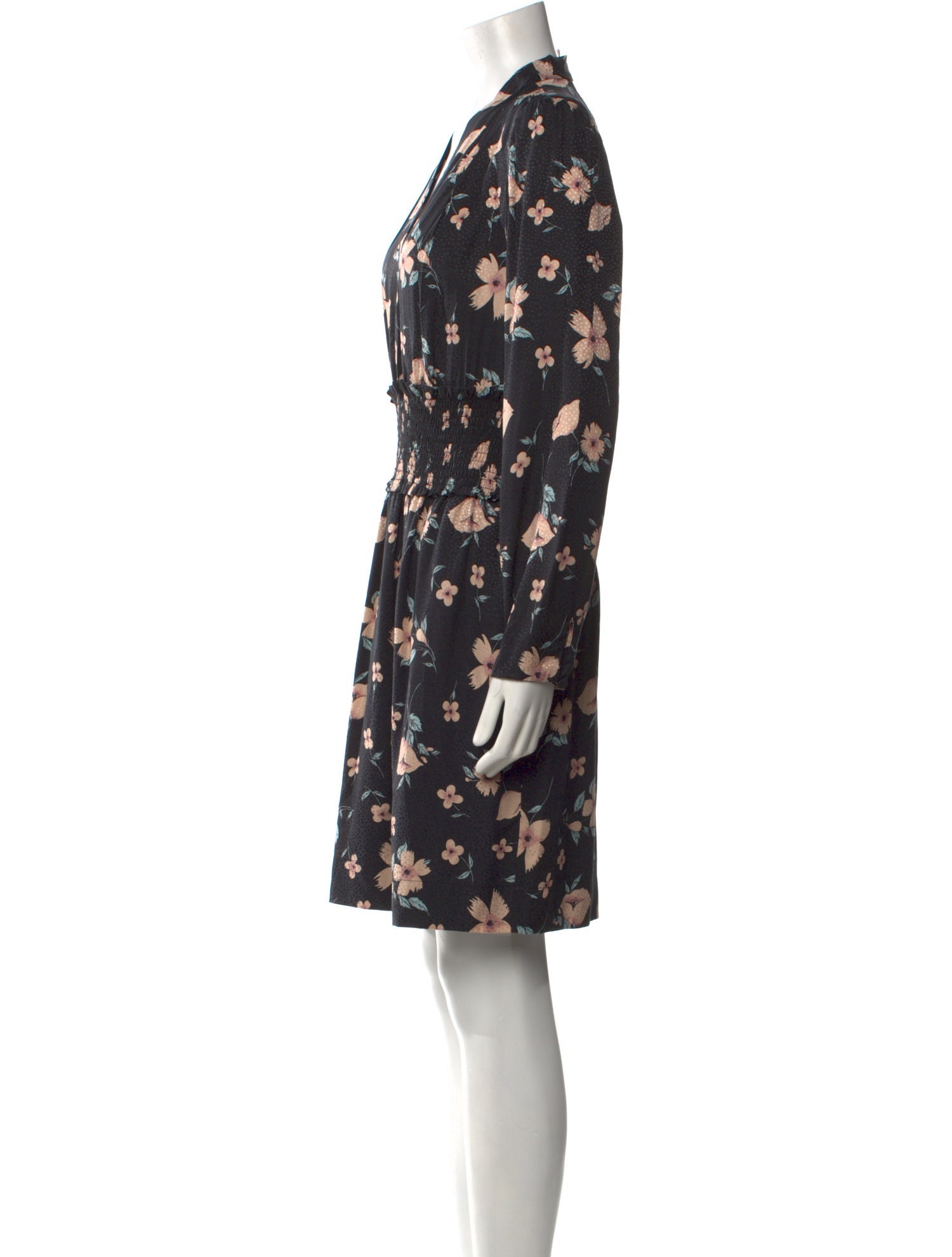 Rebecca Taylor Floral Print Mini Dress