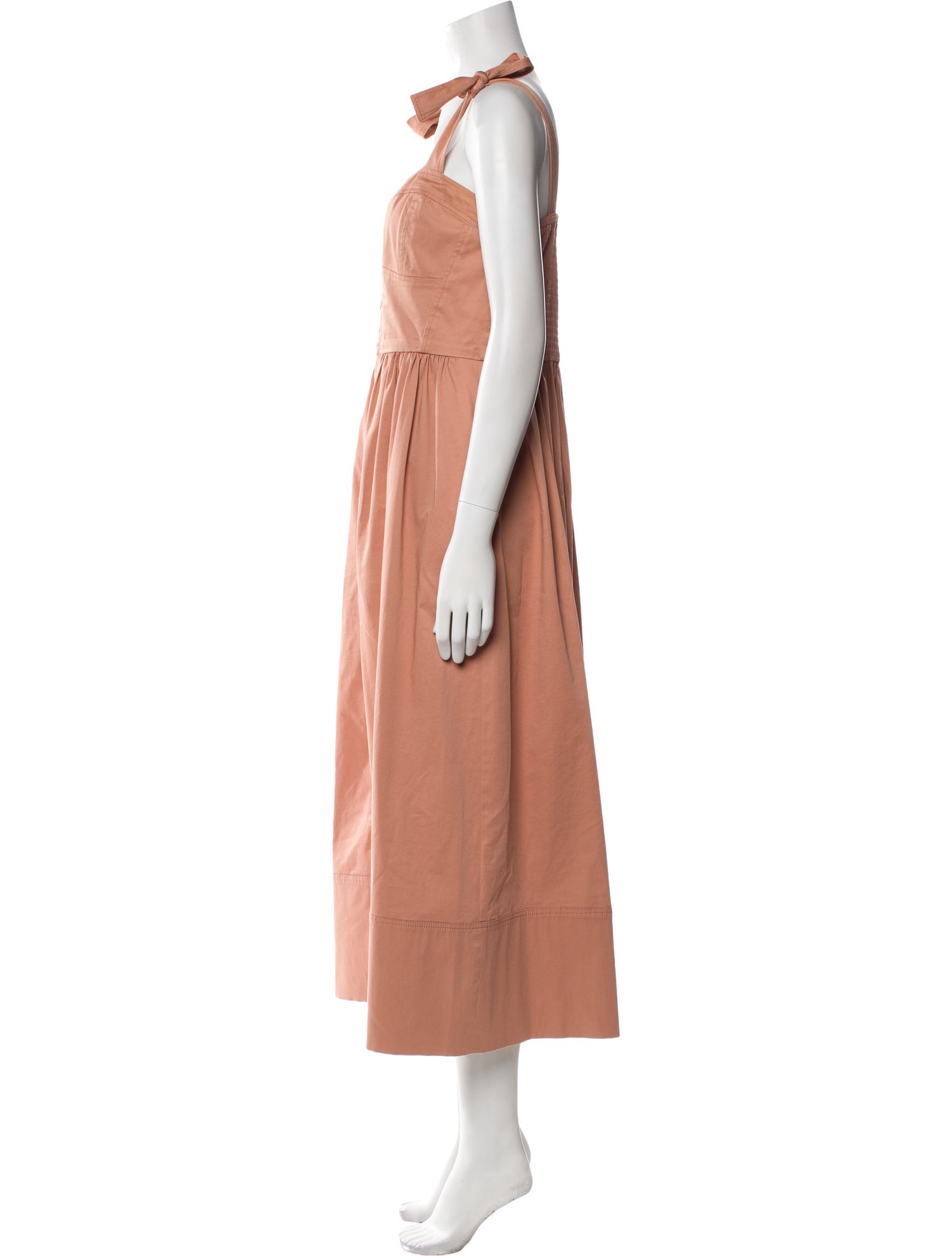 Rebecca Taylor Square Neckline Long Dress