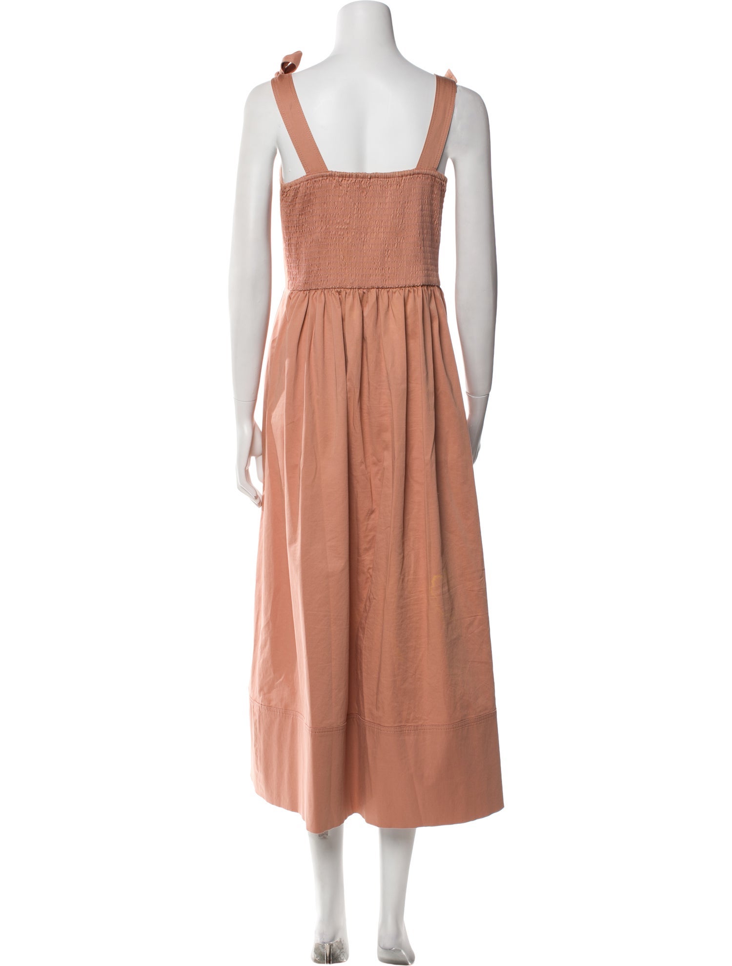 Rebecca Taylor Square Neckline Long Dress