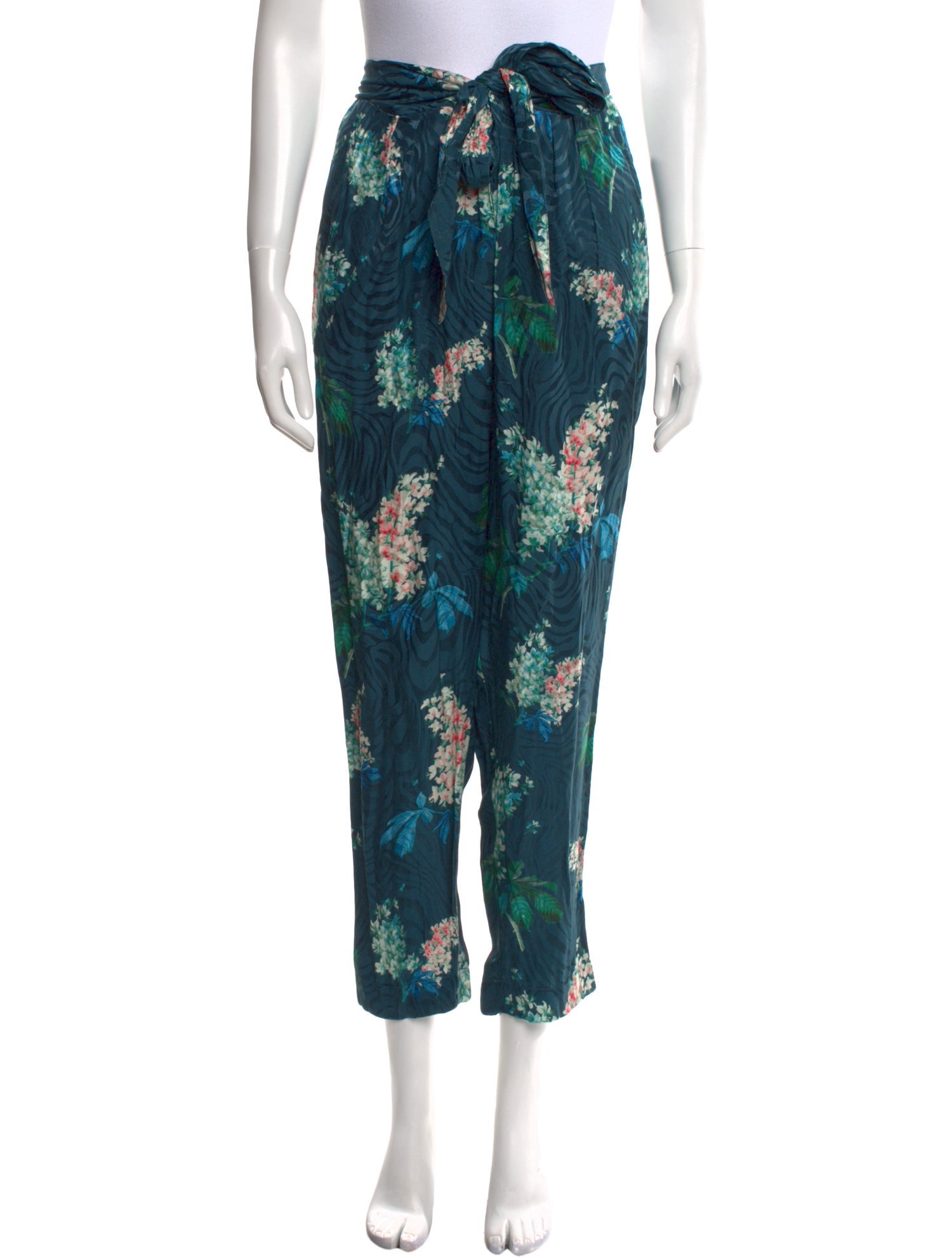 Rebecca Taylor Floral Print Straight Leg Pants w/ Tags
