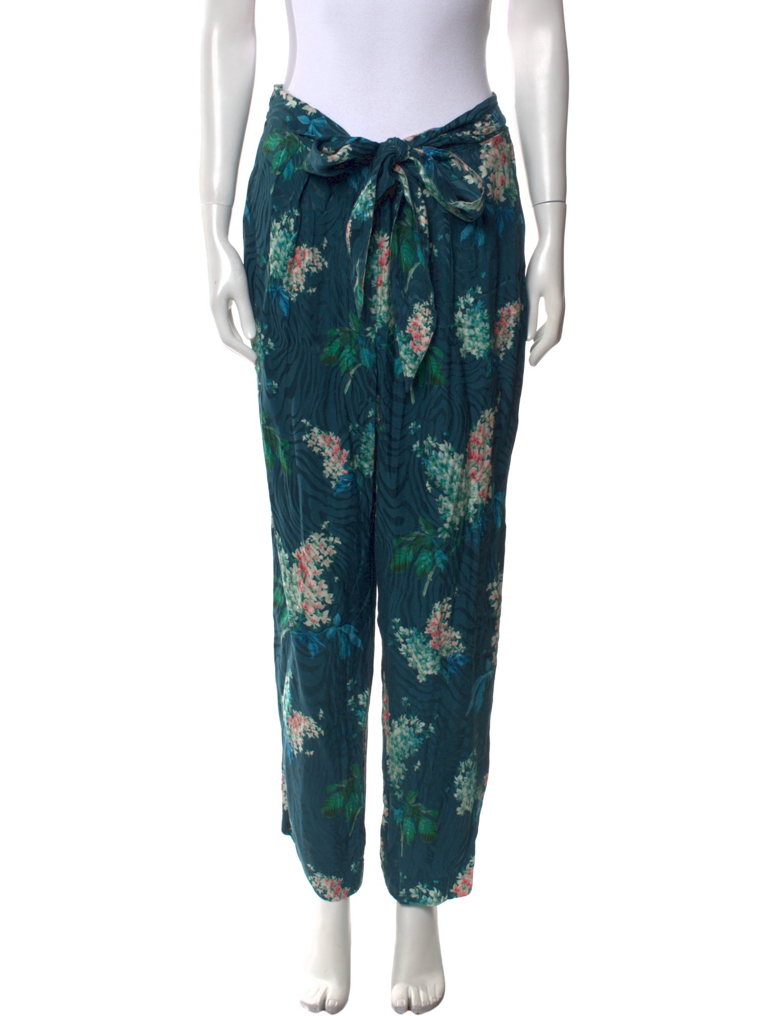 Rebecca Taylor Printed Straight Leg Pants
