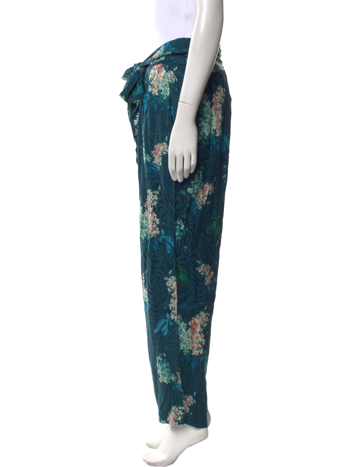 Rebecca Taylor Printed Straight Leg Pants