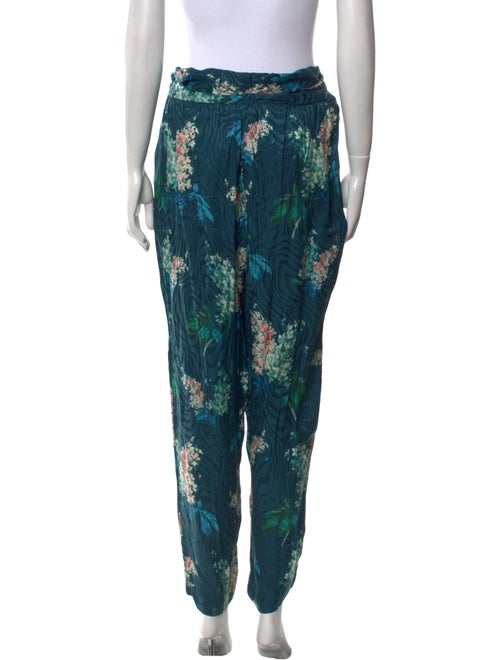 Rebecca Taylor Printed Straight Leg Pants