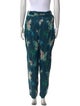 Rebecca Taylor Printed Straight Leg Pants