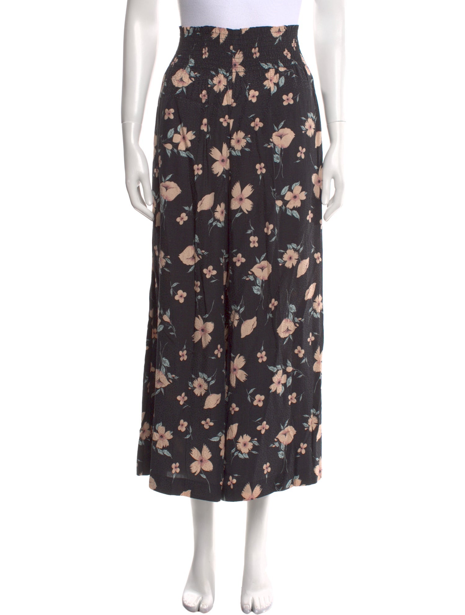 Rebecca Taylor Floral Print Wide Leg Pants w/ Tags