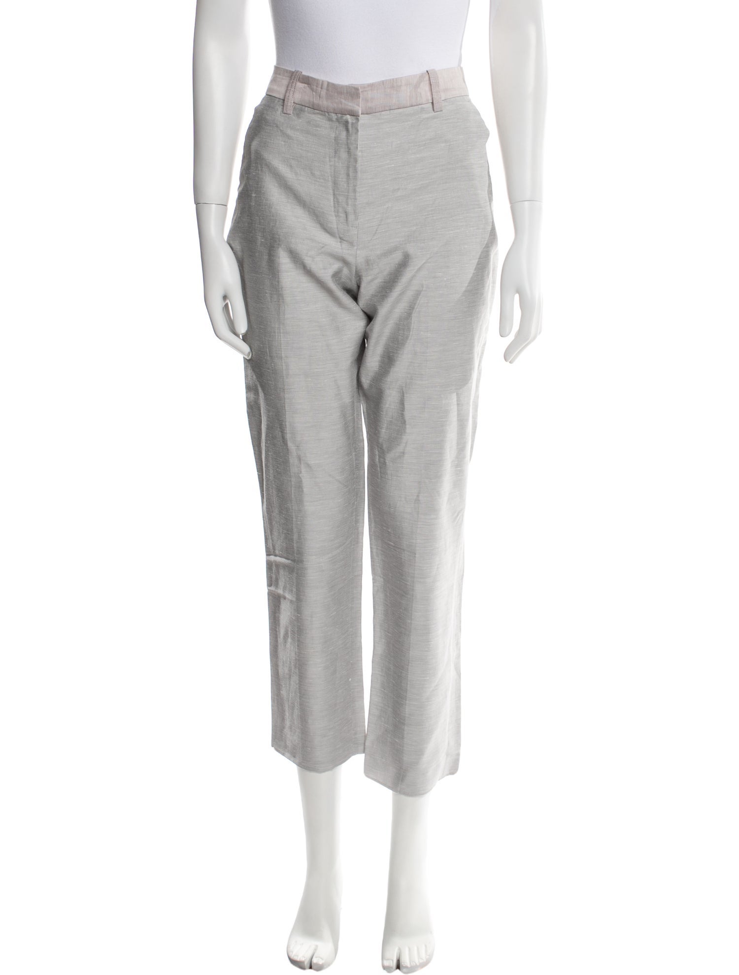 Rebecca Taylor Linen Straight Leg Pants