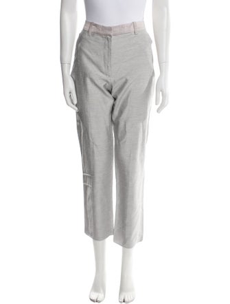 Rebecca Taylor Linen Straight Leg Pants
