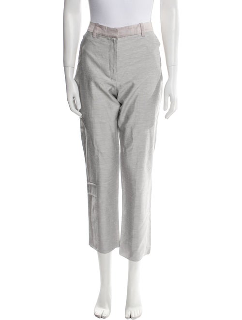 Rebecca Taylor Linen Straight Leg Pants