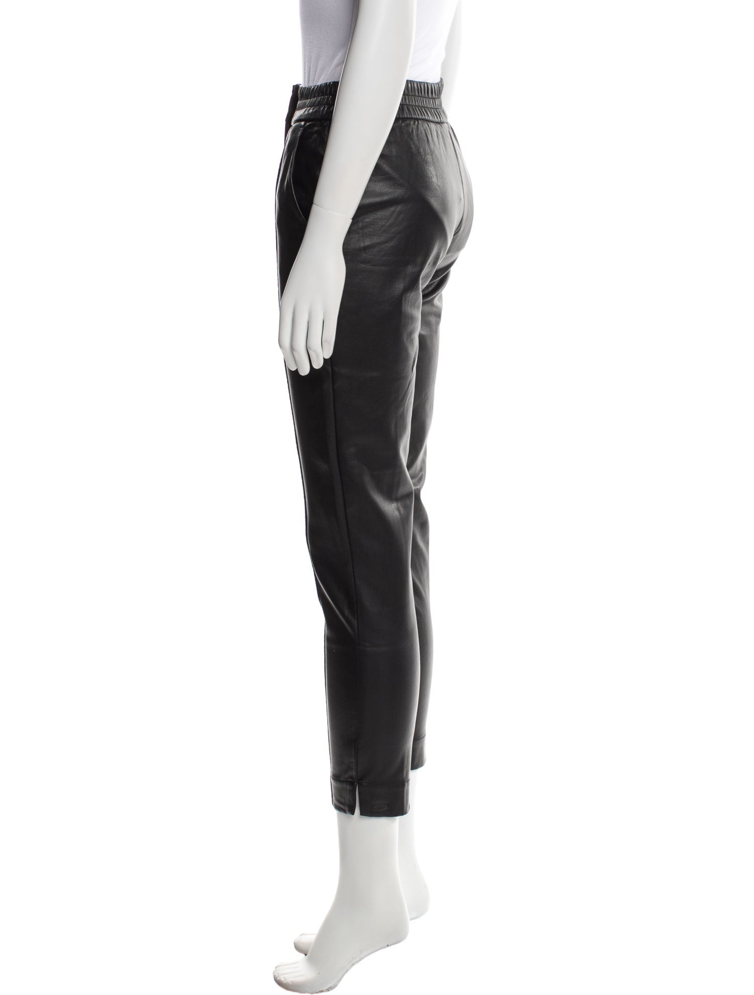 Rebecca Taylor Faux Leather Skinny Leg Pants