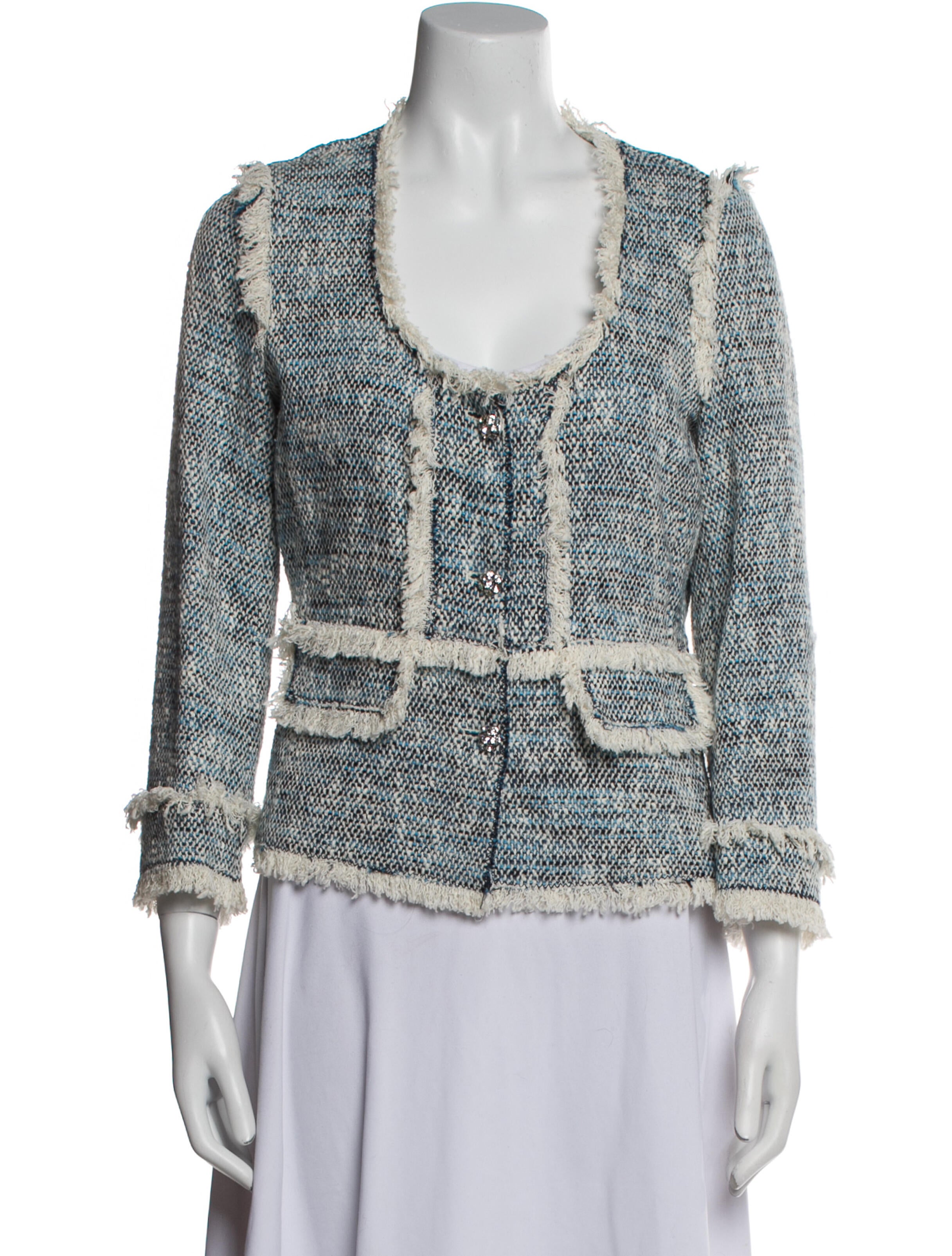 Rebecca Taylor Tweed Pattern Evening Jacket