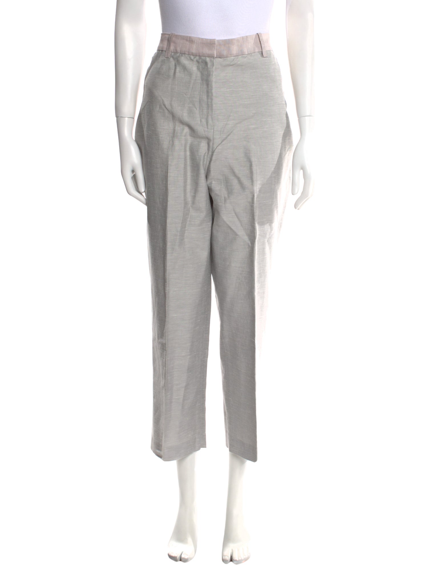 Rebecca Taylor Linen Straight Leg Pants