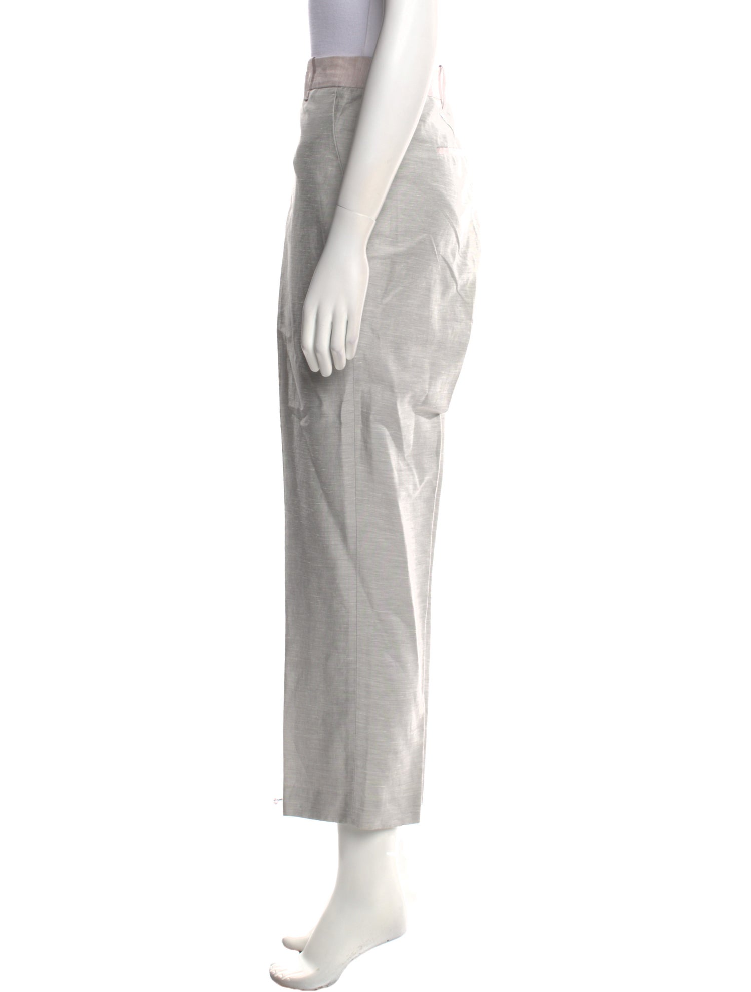 Rebecca Taylor Linen Straight Leg Pants