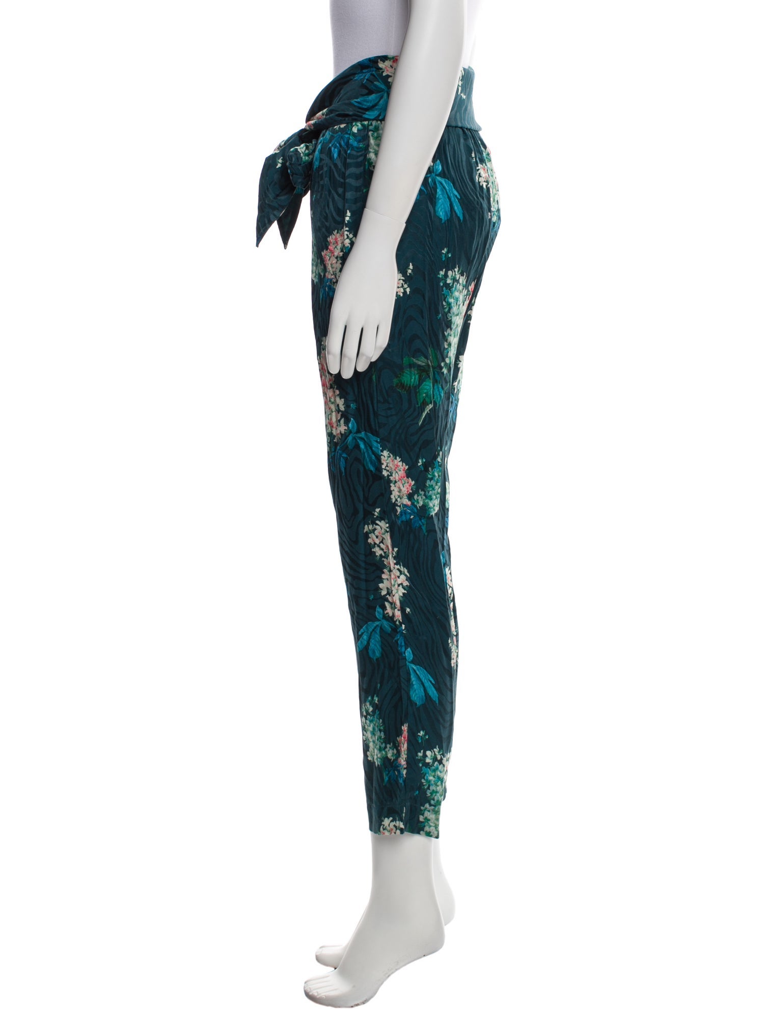 Rebecca Taylor Floral Print Straight Leg Pants w/ Tags