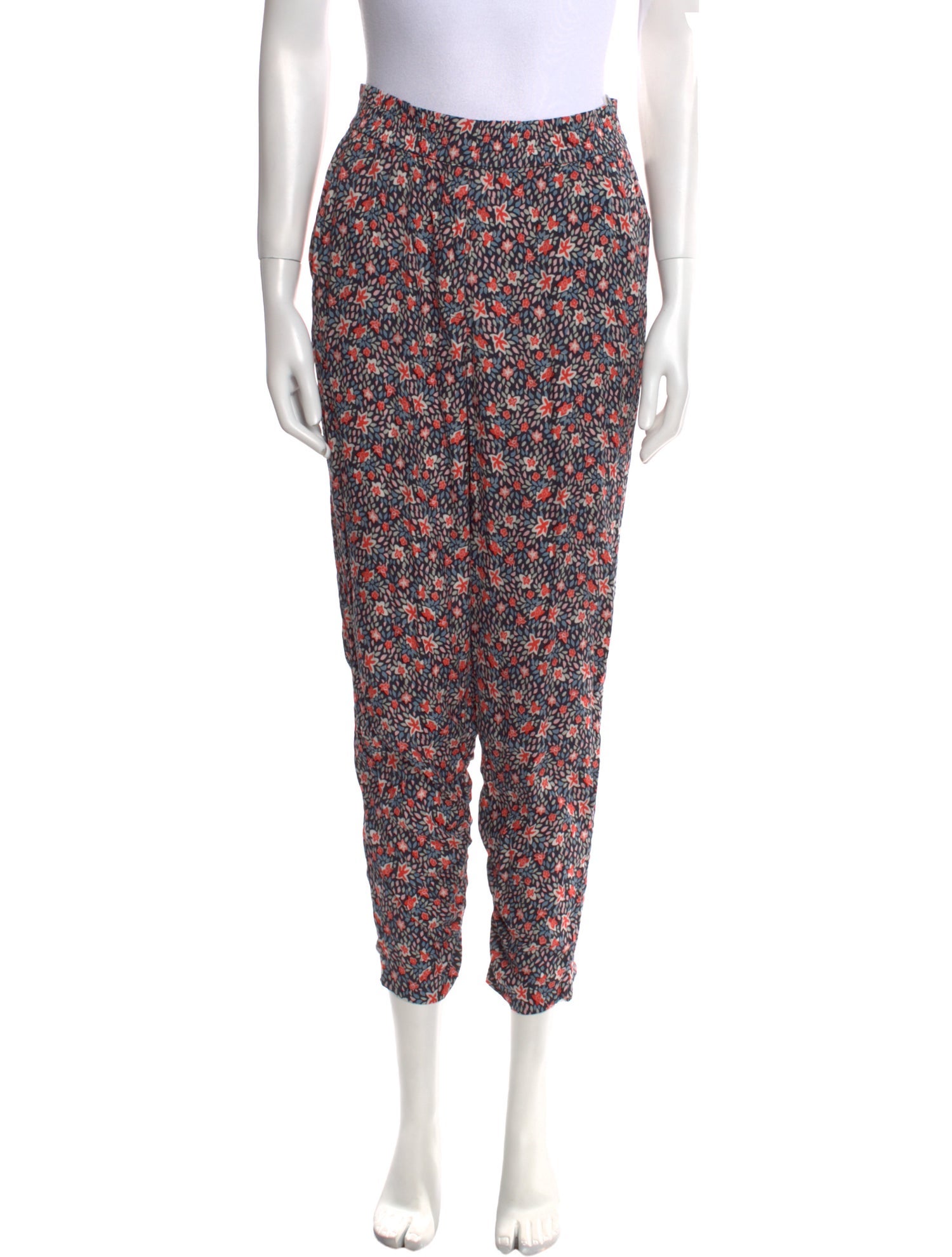 Rebecca Taylor Floral Print Skinny Leg Pants w/ Tags