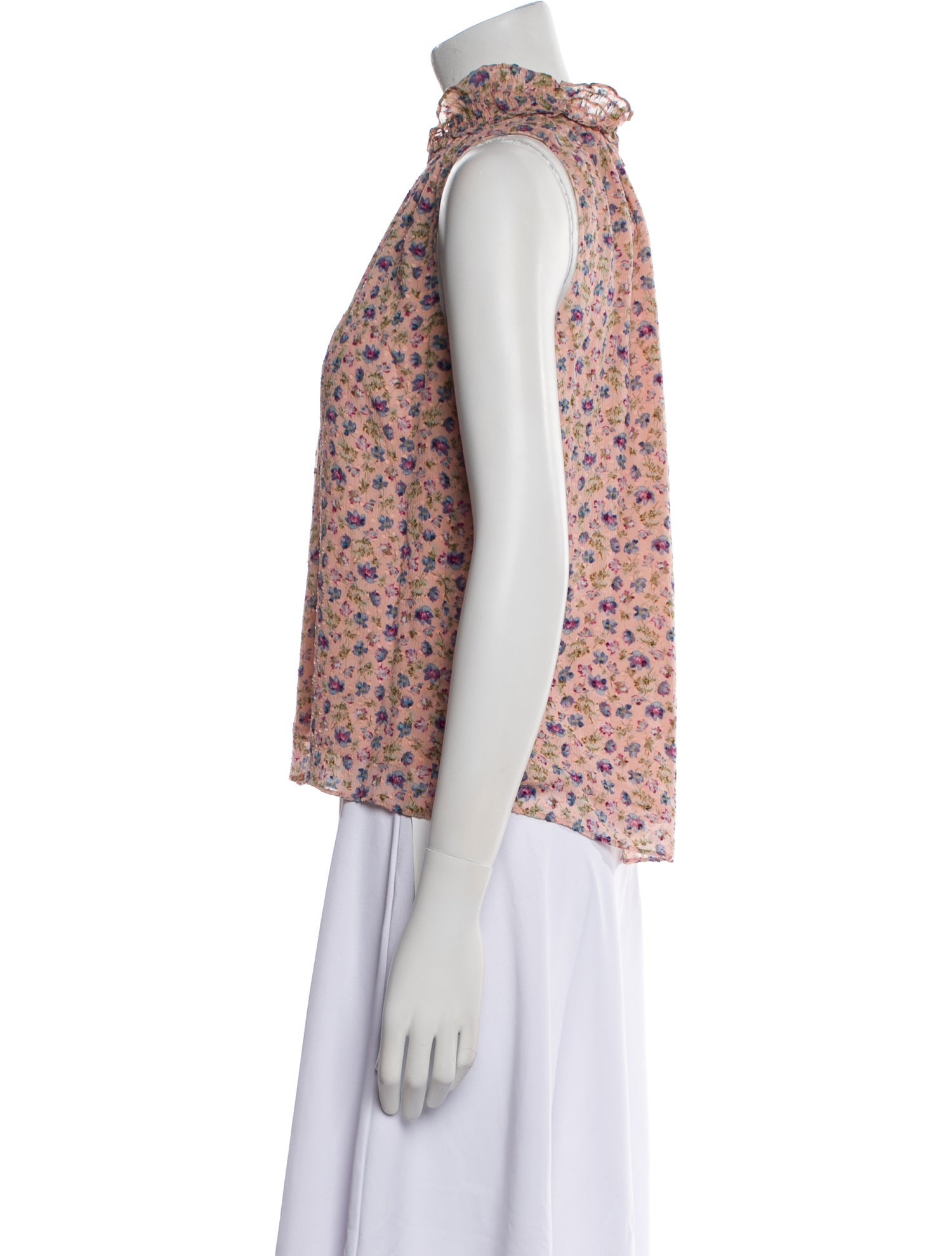 Rebecca Taylor Silk Floral Print Top w/ Tags