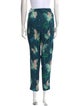 Rebecca Taylor Floral Print Straight Leg Pants