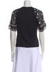 Rebecca Taylor Crew Neck Short Sleeve Top